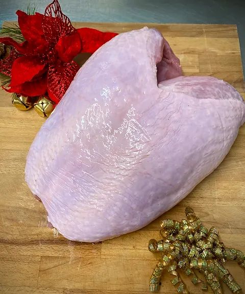 Halal  Free Range Bronze Boned Turkey Breast and Leg (2.5-3KG) Available 22nd December 2025