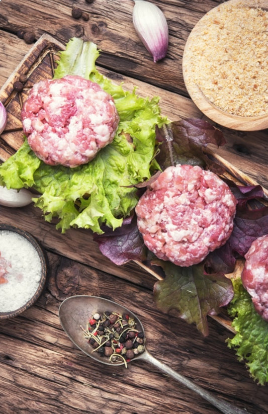 Halal Angus Beef Chuck Smash Burgers - 6pk (70g each)