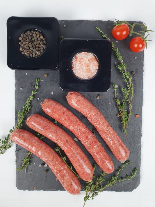 Halal Wagyu Beef Sausages with Sea Salt/Sage and Pepper (450g-500g)