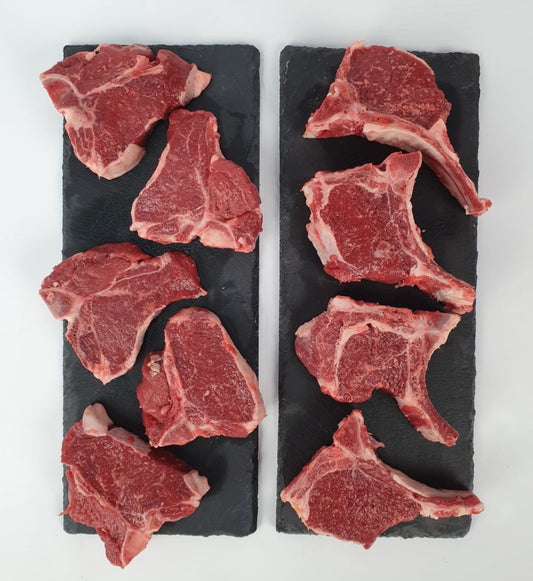 Halal Free Range Lamb Chops (750g)