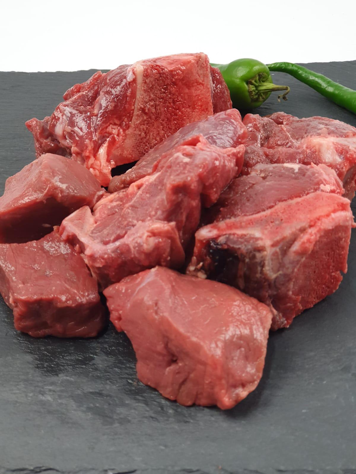 Halal Venison Mixed Cut - Bone In (750g)