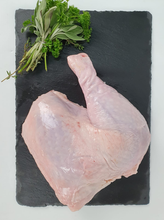 Halal Free Range Chicken Quarters With Skin (2pcs)
